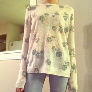 lauren conrad rose sweater